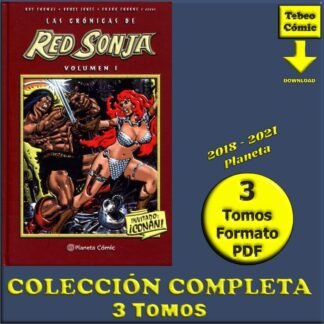 LAS CRÓNICAS DE RED SONJA - 2018 - Colección Completa - 3 Tomos En Formato PDF - Descarga Inmediata