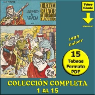 LAWRENCE DE ARABIA – 1965 – Colección Completa – 15 Tebeos En Formato PDF - Descarga Inmediata