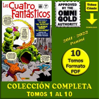 LOS CUATRO FANTÁSTICOS - 2011 - OMNIGOLD – Colección Completa – 10 Tomos En Formato PDF - Descarga Inmediata