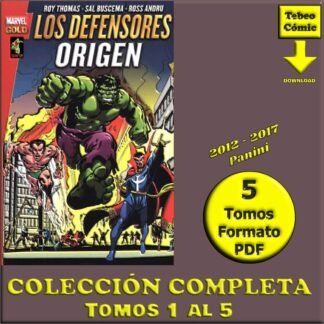 LOS DEFENSORES – 2012 – Marvel Gold - Colección Completa – 5 Tomos En Formato PDF – Descarga Inmediata