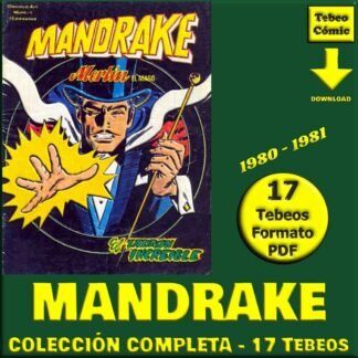 MANDRAKE - Merlín El Mago - 1980 - Vértice – Colección Completa – 17 Tebeos En Formato PDF - Descarga Inmediata