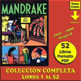 MANDRAKE – Tiras De Prensa - 1997 - Magerit - Colección Completa – 52 Libros En Formato PDF - Descarga Inmediata