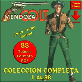 MENDOZA COLT - 1964 – Colección Completa – 88 Tebeos En Formato PDF - Descarga Inmediata