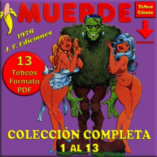 MUERDE – 1976 – Colección Completa – 13 Tebeos En Formato PDF – Descarga Inmediata