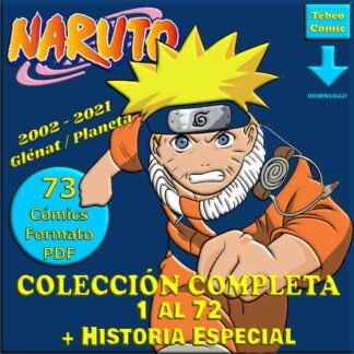 NARUTO - 2002 - Colección Completa – 73 Cómics En Formato PDF - Descarga Inmediata