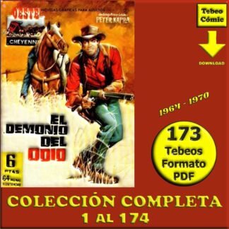 OESTE CHEYENNE / PISTOLEROS - 1964 - Colección Completa – 173 Tebeos En Formato PDF - Descarga Inmediata