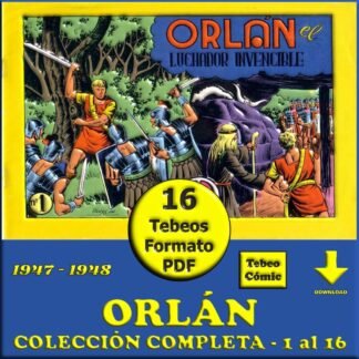 ORLAN - 1947 – Colección Completa – 16 Tebeos En Formato PDF - Descarga Inmediata