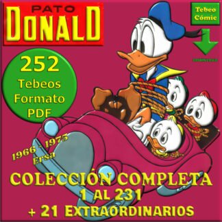 PATO DONALD – 1966 - Colección Completa – 252 Tebeos En Formato PDF - Descarga Inmediata