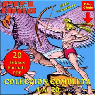 PIEL DE LOBO - 1980 - Valenciana - Colección Completa - 20 Tebeos En Formato PDF - Descarga Inmediata