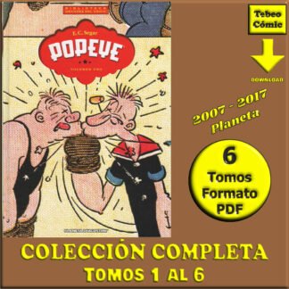 POPEYE - 2007 - Colección Completa - 6 Tomos En Formato PDF - Descarga Inmediata