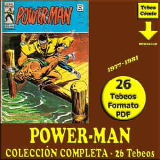POWER-MAN - 1977 – Colección Completa – 26 Tebeos En Formato PDF - Descarga Inmediata