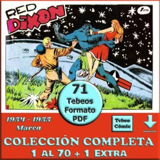 RED DIXON – 1954 – Marco - Colección Completa – 71 Tebeos En Formato PDF - Descarga Inmediata