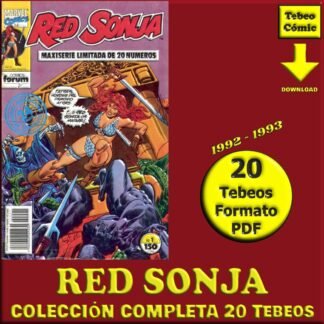 RED SONJA - 1992 – Colección Completa - 20 Tebeos En Formato PDF - Descarga Inmediata