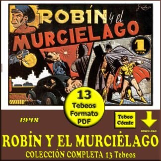 ROBIN Y EL MURCIELAGO – 1948 – Colección Completa – 13 Tebeos En Formato PDF - Descarga Inmediata