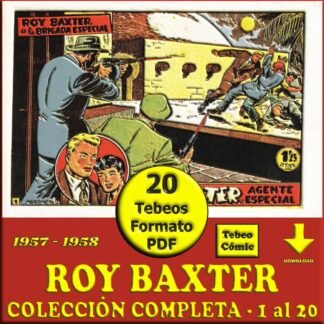 ROY BAXTER - 1957 – Colección Completa – 20 Tebeos En Formato PDF - Descarga Inmediata