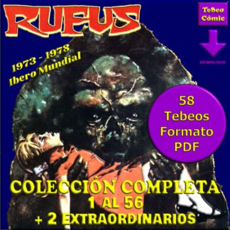 RUFUS – 1973 - Colección Completa – 58 Tebeos En Formato PDF - Descarga Inmediata