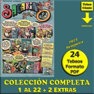 SACARINO - 1975 - Colección Completa - 24 Tebeos En Formato PDF - Descarga Inmediata