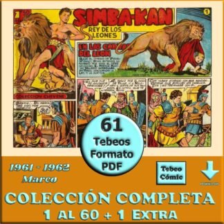 SIMBA-KAN - 1961 - Marco – Colección Completa – 61 Tebeos En Formato PDF - Descarga Inmediata