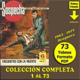 SOSPECHA – 1965 - Colección Completa – 73 Tebeos En Formato PDF - Descarga Inmediata