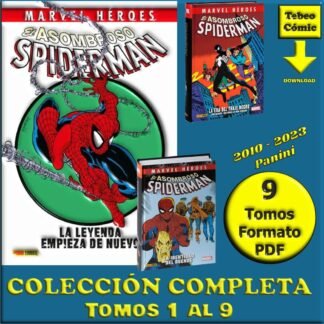 EL ASOMBROSO SPIDERMAN 2 - 2010 - Continuación a OMNIGOLD – Colección Completa – 9 Tomos En Formato PDF - Descarga Inmediata