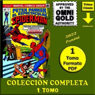 PETER PARKER EL ESPECTACULAR SPIDERMAN - Omnigold - 2022 – 1 Tomo En Formato PDF - Descarga Inmediata