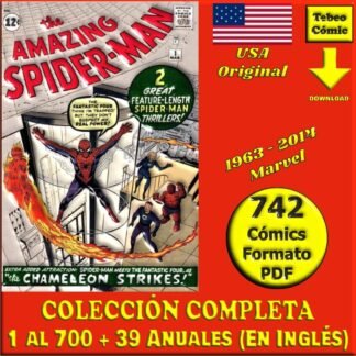 THE AMAZING SPIDER-MAN (Spiderman) - En Inglés - USA Original - 1963 / 2014 - Colección Completa - 742 Cómics En Formato PDF - Descarga Inmediata
