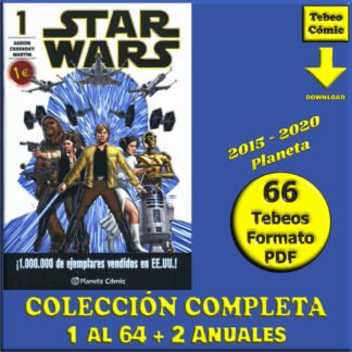 STAR WARS - 2015 – Colección Completa – 66 Tebeos En Formato PDF - Descarga Inmediata