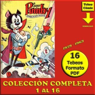 SUPER PUMBY - 1ª Época – 1959 - Colección Completa – 16 Tebeos En Formato PDF - Descarga Inmediata