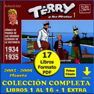 TERRY Y LOS PIRATAS - 2005 - Colección Completa - 17 Libros En Formato PDF - Descarga Inmediata