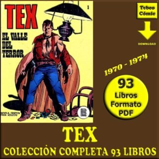 TEX - 1970 - Colección Completa - 93 Libros En Formato PDF - Descarga Inmediata