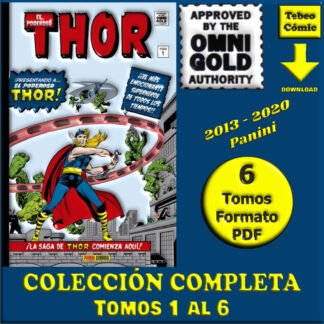 EL PODEROSO THOR - 2013 - OMNIGOLD – Colección Completa – 6 Tomos En Formato PDF - Descarga Inmediata