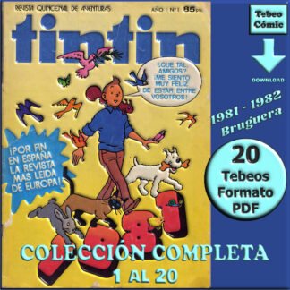 TINTIN - 1981 – Colección Completa – 20 Tebeos En Formato PDF - Descarga Inmediata