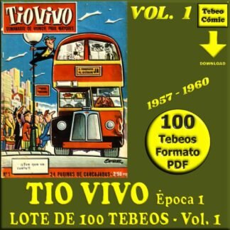 TIO VIVO - Vol.1 - Época 1 - 1957 - Lote de 100 Tebeos En Formato PDF - Descarga Inmediata