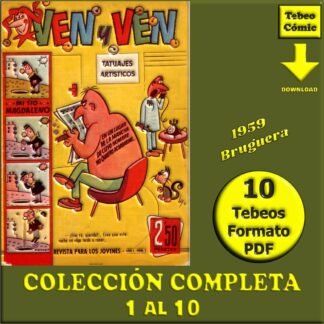VEN Y VEN – 1959 - Colección Completa – 10 Tebeos En Formato PDF - Descarga Inmediata