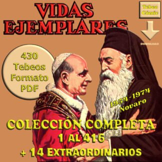 VIDAS EJEMPLARES - 1954 - Colección Completa - 430 Tebeos En Formato PDF - Descarga Inmediata