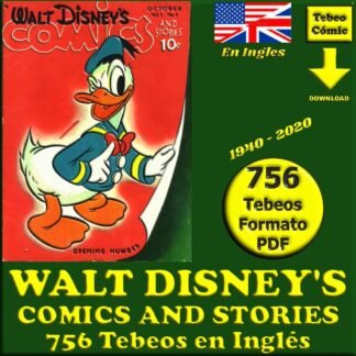 WALT DISNEY'S COMICS AND STORIES - En Inglés - USA Original - 1940 / 2020 - Colección Completa - 756 Tebeos En Formato PDF - Descarga Inmediata
