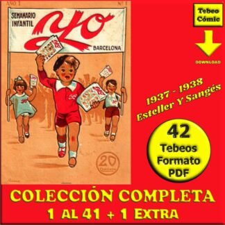 YO - Semanario Infantil - 1937 - Colección Completa - 42 Tebeos En Formato PDF - Descarga Inmediata