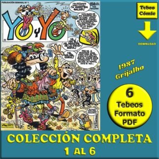 YO Y YO - 1987 - Colección Completa – 6 Tebeos En Formato PDF - Descarga Inmediata