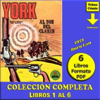 YORK - 1971 - Buru Lan  – Colección Completa – 6 Libros En Formato PDF - Descarga Inmediata