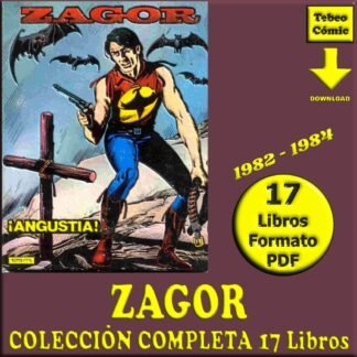 ZAGOR - 1982 – Colección Completa – 17 Libros En Formato PDF - Descarga Inmediata