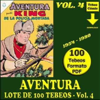 AVENTURA - Vol. 4 - 1954 - Novaro - Lote de 100 Tebeos En Formato PDF - Descarga Inmediata