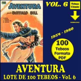 AVENTURA - Vol. 6 - 1954 - Novaro - Lote de 100 Tebeos En Formato PDF - Descarga Inmediata