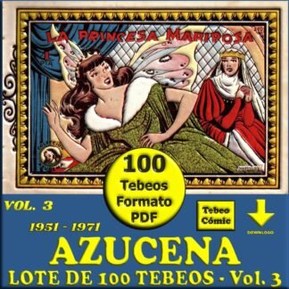AZUCENA - Vol. 3 - 1951 - Lote de 100 Tebeos En Formato PDF - Descarga Inmediata