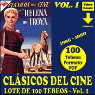 CLÁSICOS DEL CINE - Vol. 1 - 1956 - Novaro - Lote de 100 Tebeos En Formato PDF - Descarga Inmediata