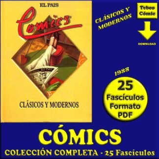 COMICS CLÁSICOS Y MODERNOS – 1988 - Colección Completa – 25 Fascículos En Formato PDF - Descarga Inmediata