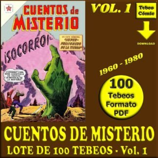 CUENTOS DE MISTERIO - Vol. 1 - 1960 - Novaro - Lote de 100 Tebeos En Formato PDF - Descarga Inmediata
