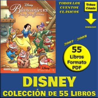 DISNEY - Todos Los Cuentos Clásicos - 2007 – Colección Completa – 55 Libros En Formato PDF - Descarga Inmediata