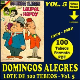 DOMINGOS ALEGRES - Vol. 5 - 1954 - Novaro - Lote de 100 Tebeos En Formato PDF - Descarga Inmediata