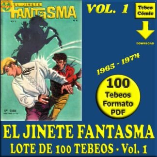 EL JINETE FANTASMA / EL MANQUE - Vol. 1 - 1965 - Lote de 100 Tebeos En Formato PDF - Descarga Inmediata