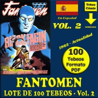 FANTOMEN - Vol. 2 - En Español - 1965 - Inédita - El Hombre Enmascarado - 100 Tebeos En Formato PDF - Descarga Inmediata
